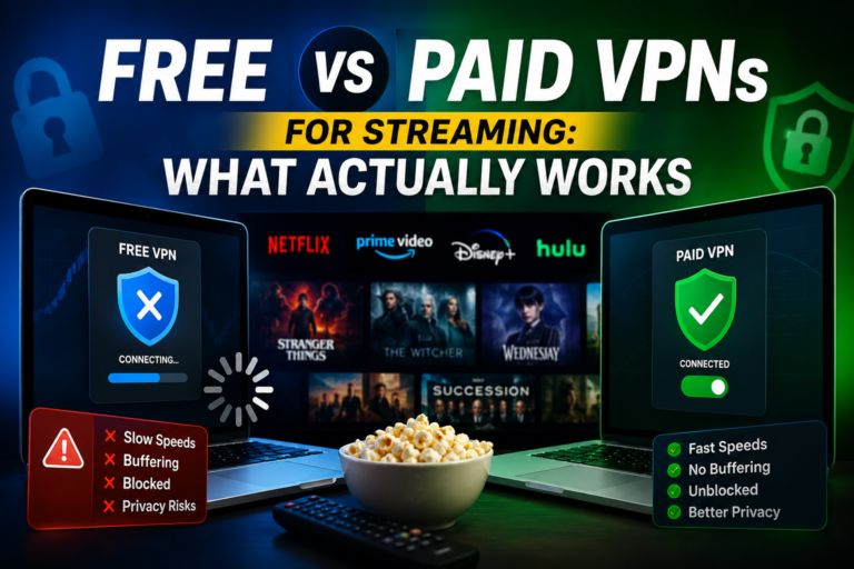 free vs paid VPNs for streaming